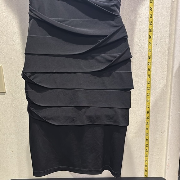 Valerie Bertinelli Black and White Lace Midi Dress - Picture 3 of 4